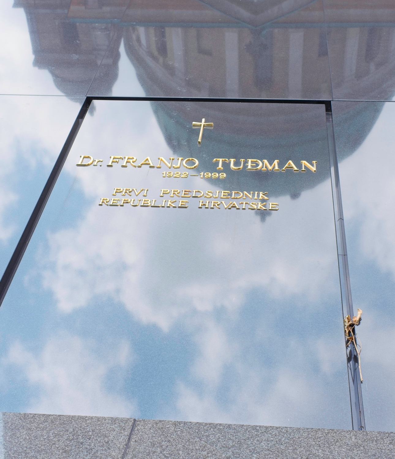 Das Grab von Franjo Tuđman.