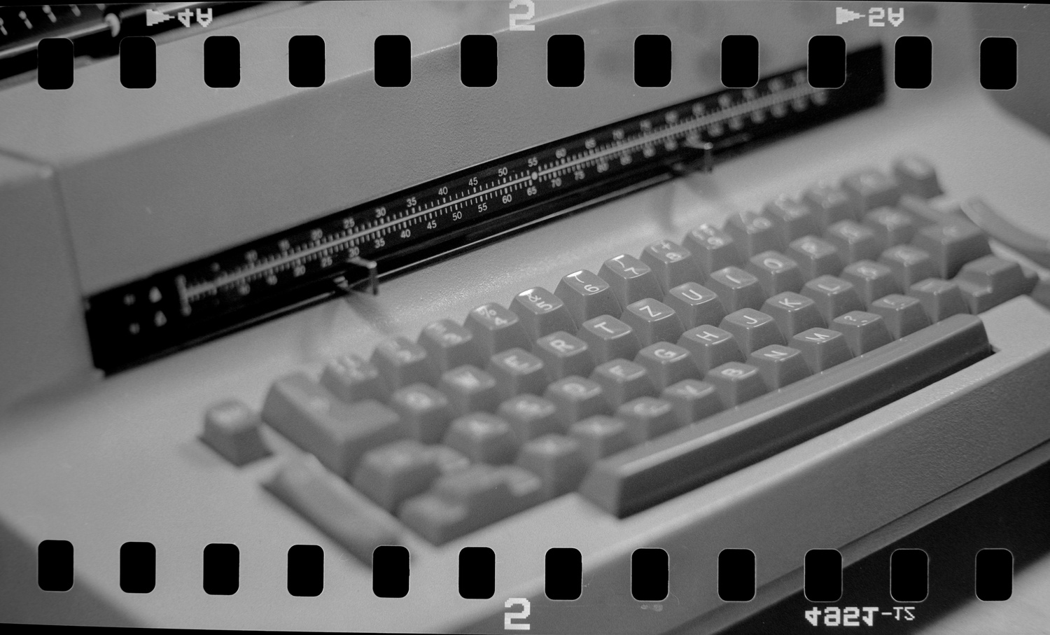 Profil der Schreibmaschine